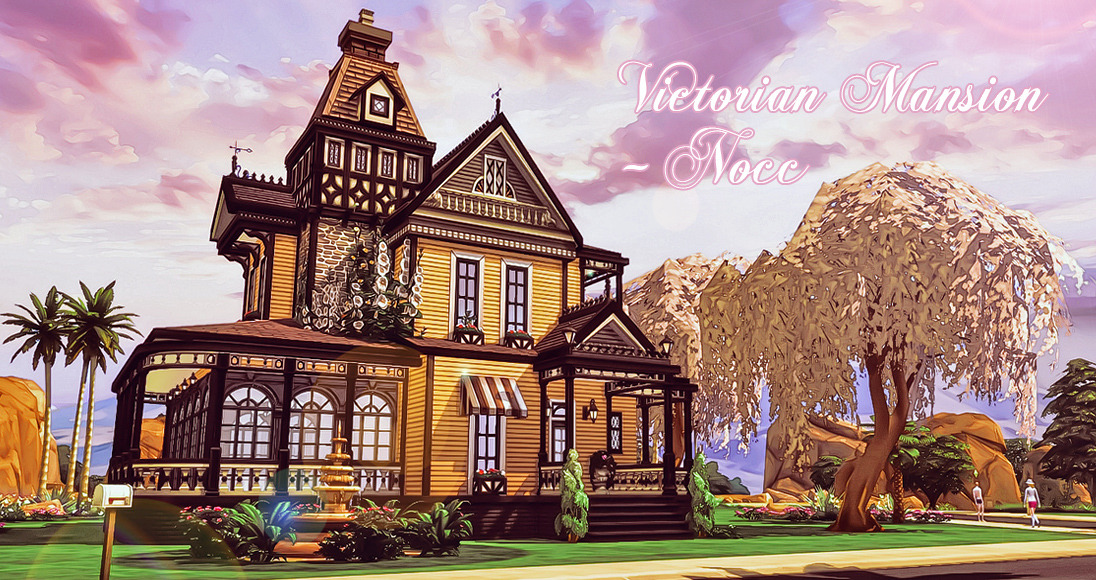 Victorian Mansion 【NOCC】
终于可以做一个自己最喜欢的风格的房屋，华丽复古的维多利亚风！~
作为500跟随者的礼物，先放个预告，咔咔咔！