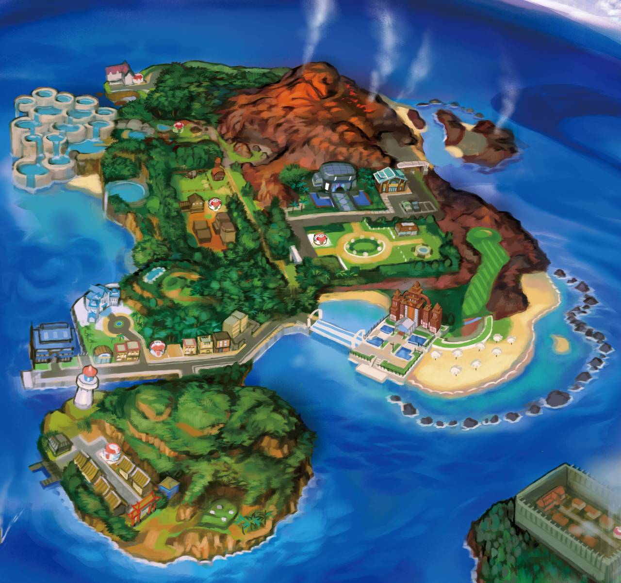 retrogamingblog:  Pokemon Sun and Moon’s Alola Region 