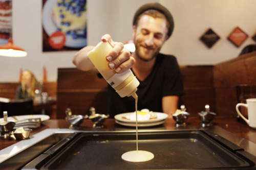 #foodtripping road trip memories: Slappy Cakes and Moberi in Portland, OregonThey really make you wo