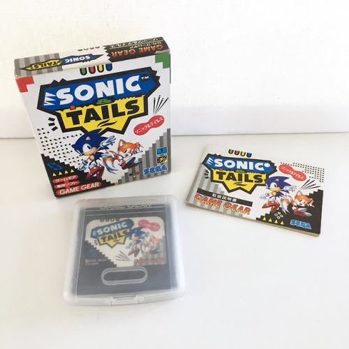 The Japanese version of ‘Sonic Chaos’, known as ‘Sonic & Tails’ for the Sega Game Gear.