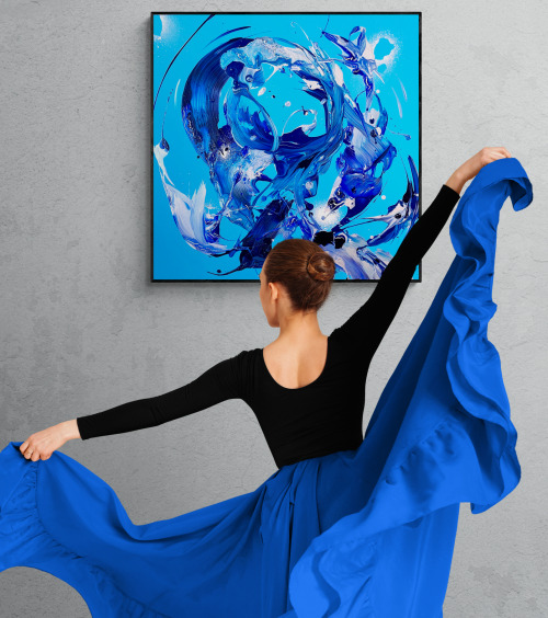 &ldquo;Waves of the Blues&rdquo; is now available and just the second painting of my new &ldquo;Open