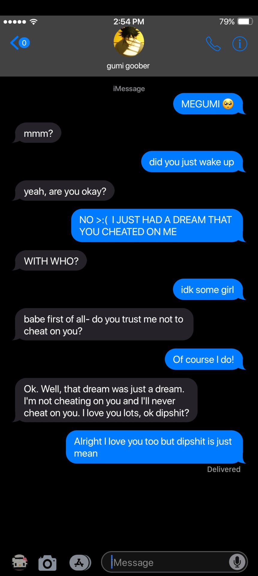Having A Bad Dream!