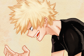 mikotoray:  Katsuki Bakugou for @kanekin