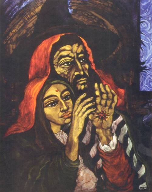 aintevenaghost:Paintings by Tamás Pelí, ( 1948-1994 ) a Romani painter, activist and Member of Hunga