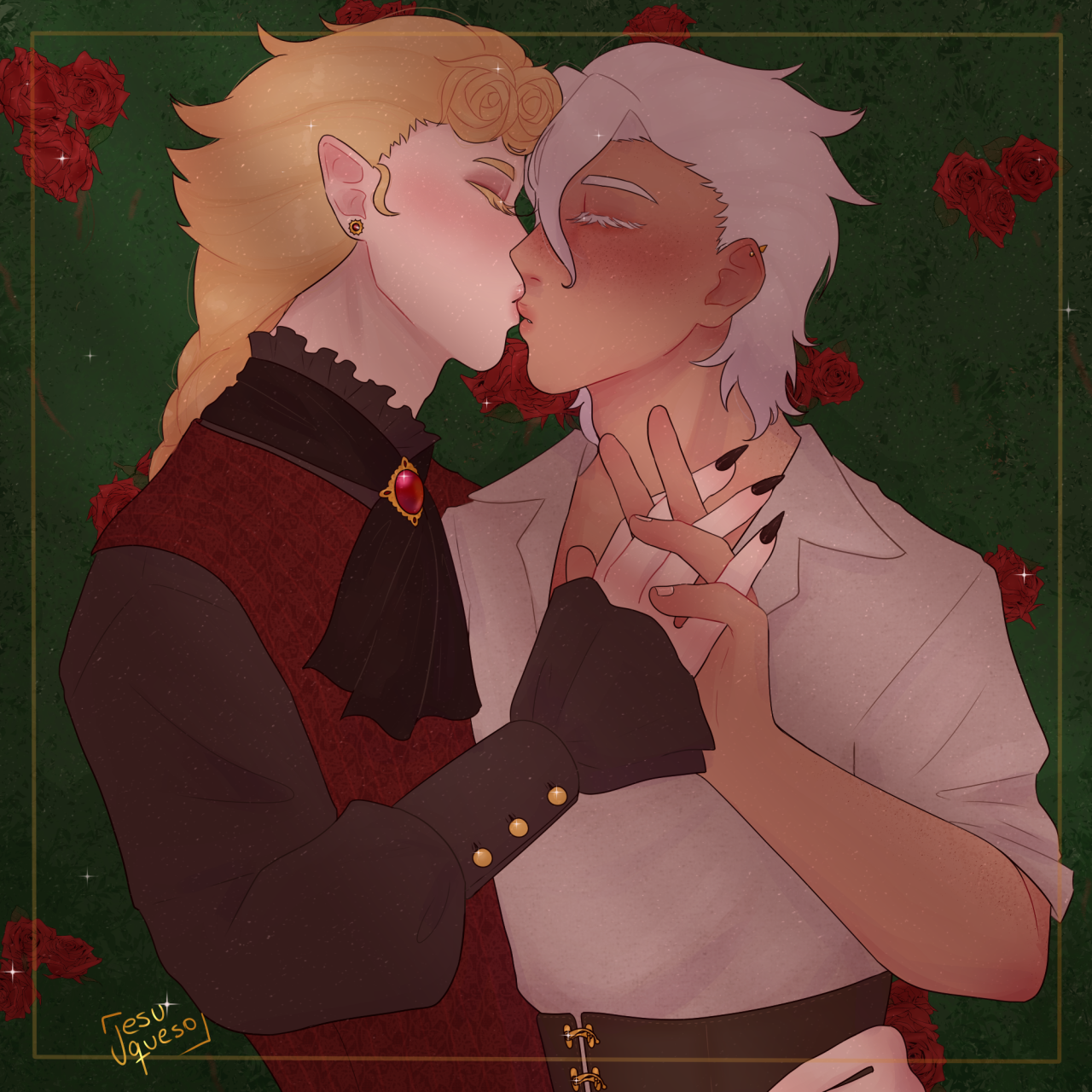 The Romantic Vampire drawing by Gay