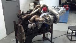 Dieselnuts:  Lovefab Triple Turbo Piping.