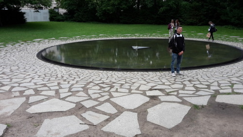 Memorial in Berlin to the Roma, Sinti, Lallere, Lovari and Manouche who were murdered under National