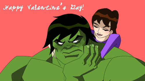 things for thingswithwings — [Image: Betty Ross hugging the Hulk around  the...