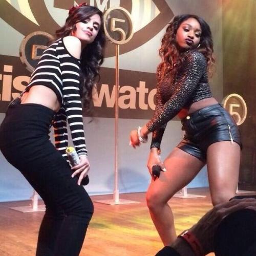 fifthharmonynews:  Camila and Normani on stage