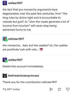 cadaverkeys:cadaver-locks:cadaverkeys:One of my favourite post formats is when someone with a similar URL to op torments them like they are failed clones of each other and it completely changes the tone of the original post.So. I think we have some things