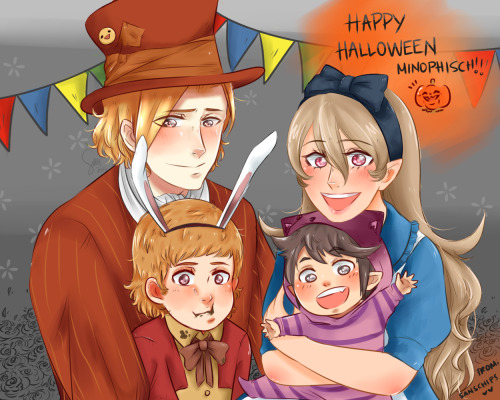 sanschips:HAPPY HALLOWEEN minophisch!!!! I had so much fun making your gift because I’m also deeply 