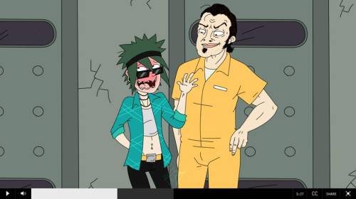 Re-posting Older Works Of Nicky And Maelstrom In The Superjail Art Style: The First Is A Screenshot Insert,