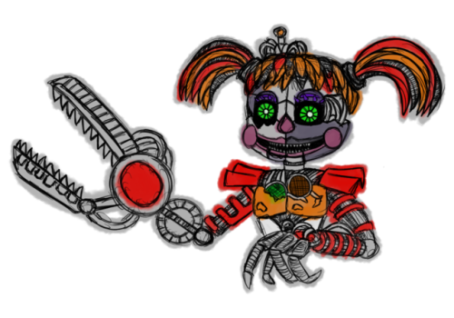 aftonsart: Been a while since I drew Scrap Baby so needed to do that.