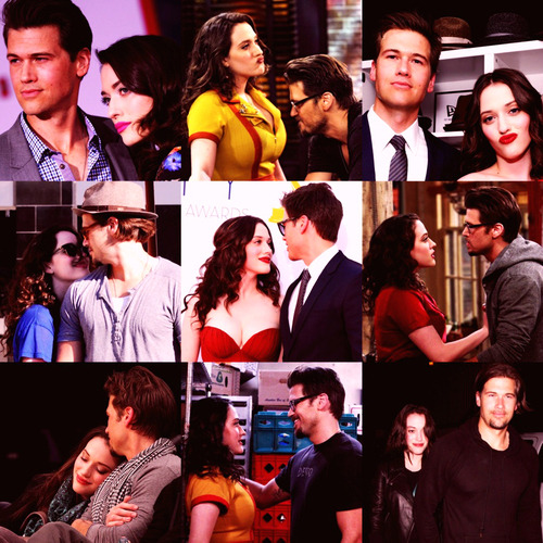 katxdennings:  Kat Dennings and Nick Zano 