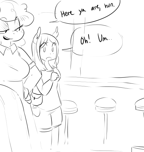 dong-john-silvers:  Response to this  X3! Dohoho~! What’s this now~? 