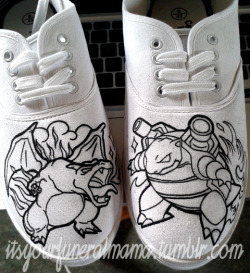 Itsyourfuneralmama:  Pokémon Shoes. Need Painting Yet So Just The Lining For Now.