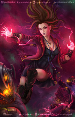 spyrale:  Scarlet Witch by  Garvel Hever