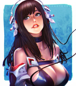 cyberclays:  Headphone girl - by NeoArtCorE (Nudtawut Thongmai)