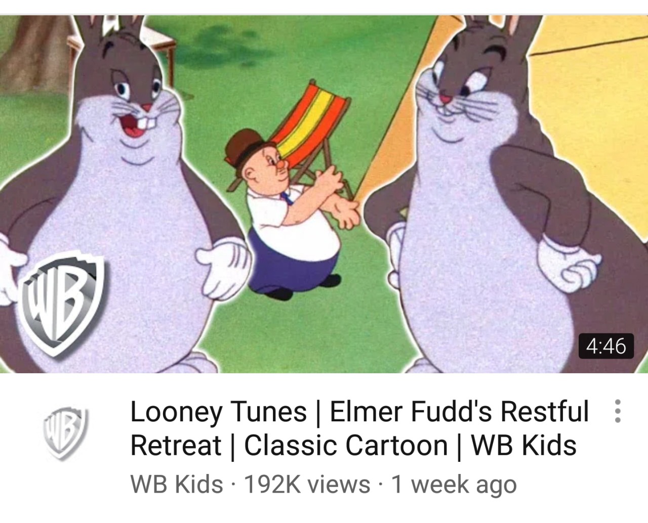 paper-mario-wiki:  warner brothers is aware of the big chungus meme and posted the