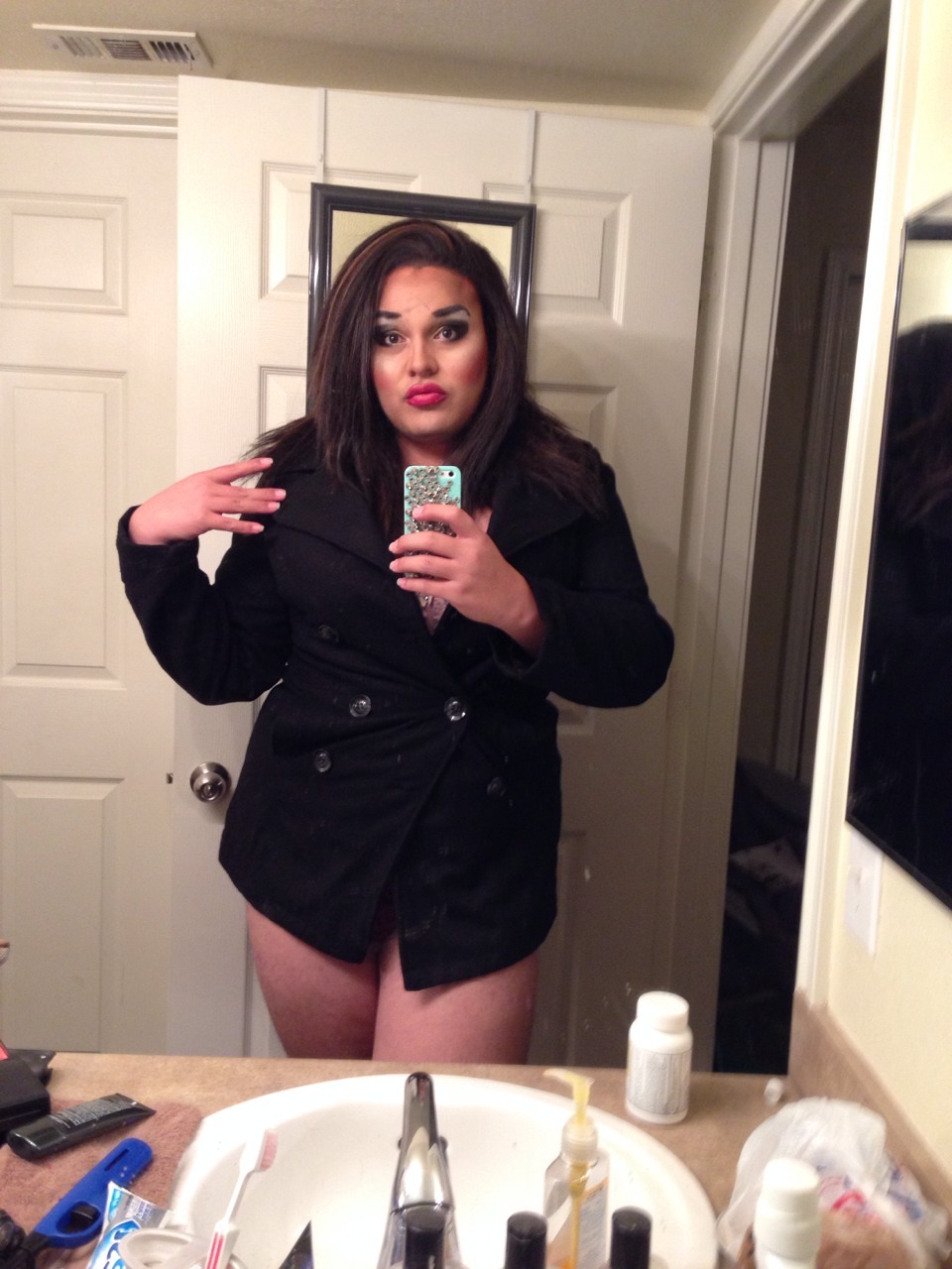 cumguzzlediva:  From boy to girl in about 2 and a half hours. Frankie to Keva Zorka.