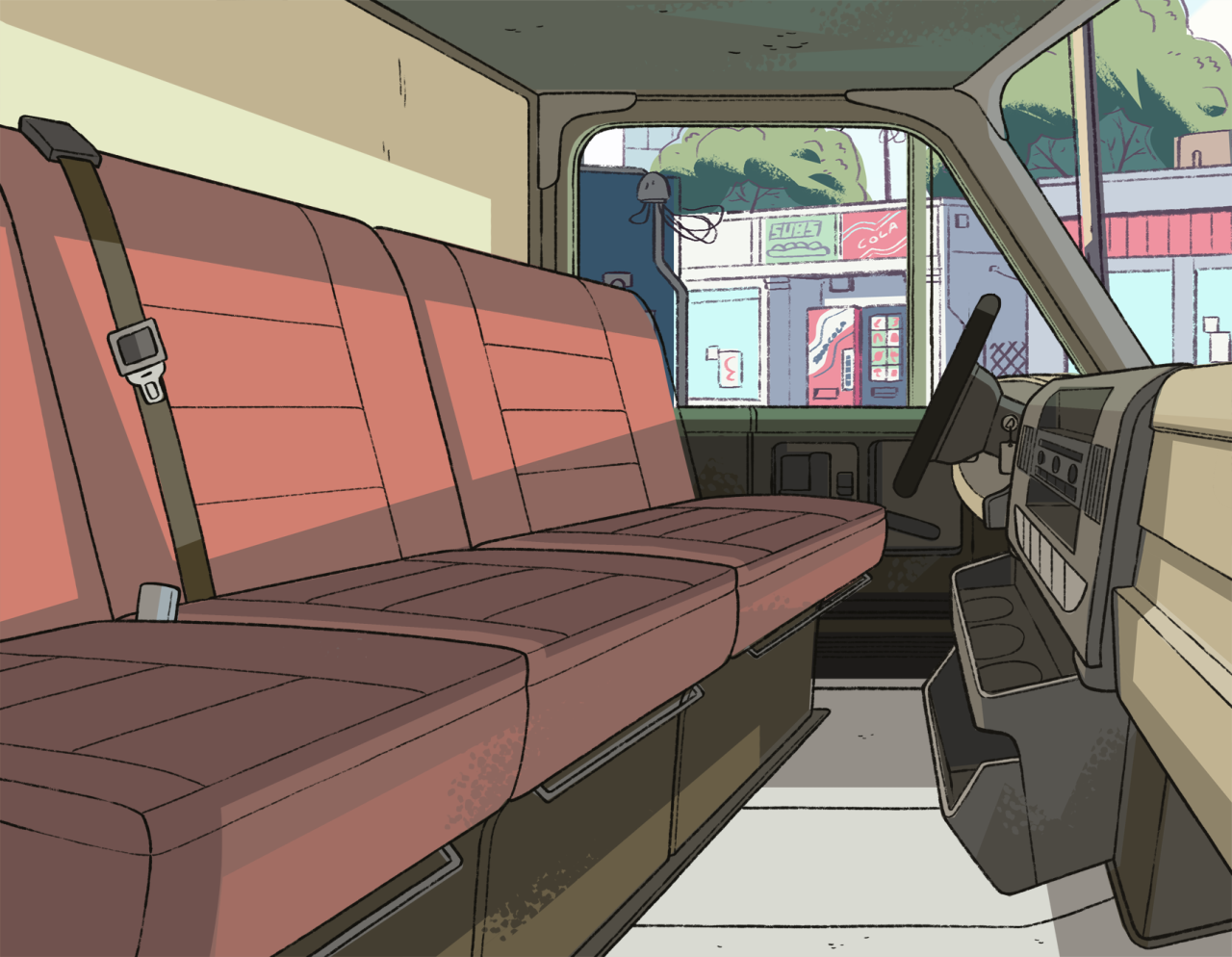 A selection of Backgrounds from the Steven Universe episode: Political PowerArt Direction: