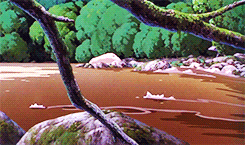 aprettyfire:  Ghibli + Rivers and Streams 