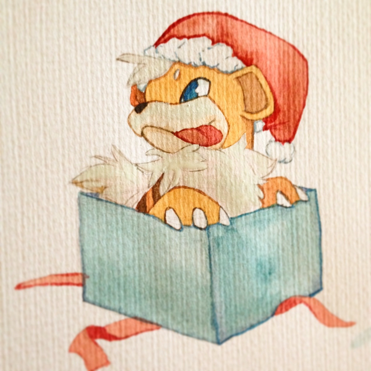 breakingreflectionsart:  Mini Pokemon watercolours as cards for  friends this Christmas