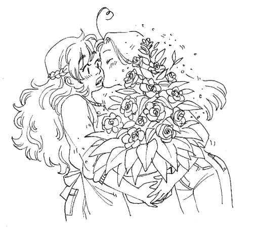 zu-art: Day 1 of @brargweek: Magic!Feat. Luciana the plant witch and Martina the plant killer &heart