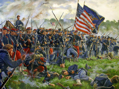 bantarleton:American Civil War art by Mark Maritato. 