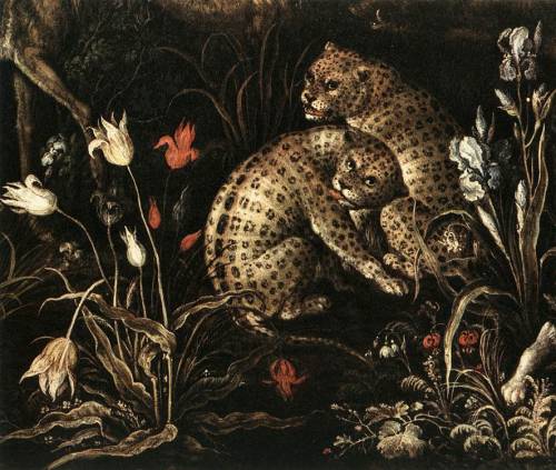 clawmarks:Roelant Savery - The Paradise (detail) - 1618 - via Wikimedia