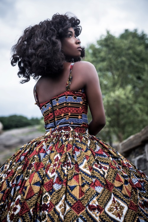 blackfashion: Aïssata, 23, NYC Model IG: @blissfullqueen Photographer IG: @dfams Dress: @omooba