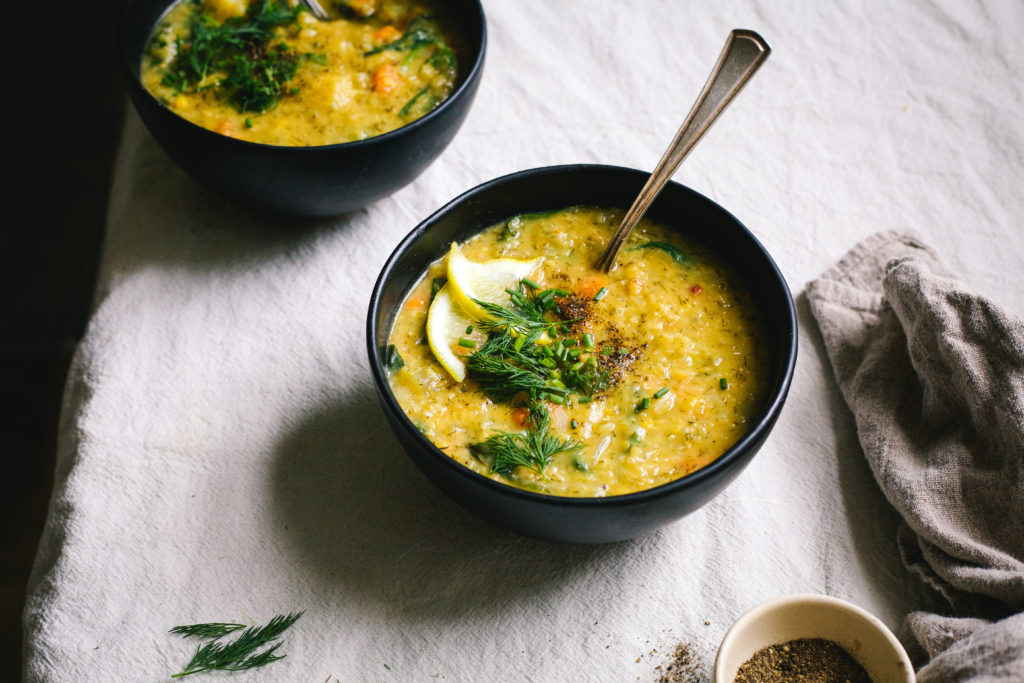 foodfuck:  the best lentils + lemon soup