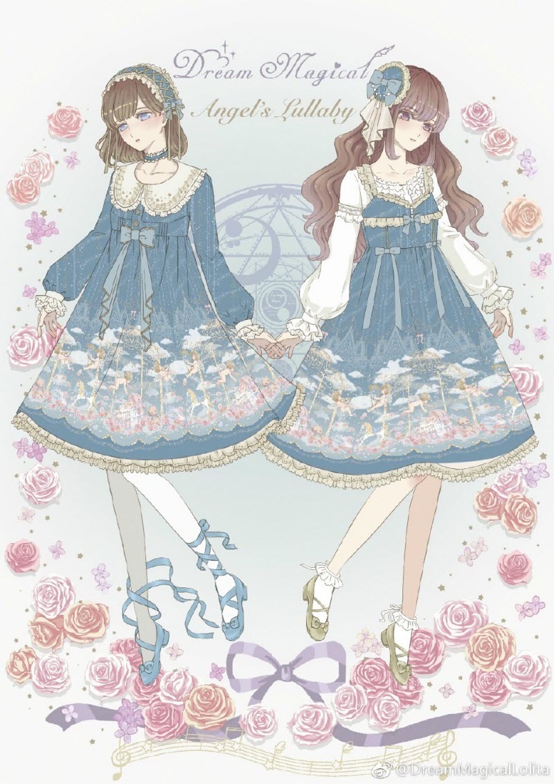 lolita-wardrobe:  UPDATE: Dream Magical 【-Angel’s Lullaby-】 Series #Leftovers◆