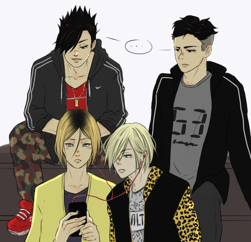 bubulle-sama:Otayuri + KuroKen :-) ♥. (request from @anotherlesbiangeekgirl​ )