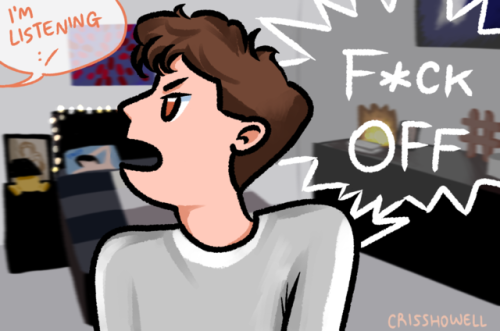 crisshowell:Tsundere at its finest - insp. by his video