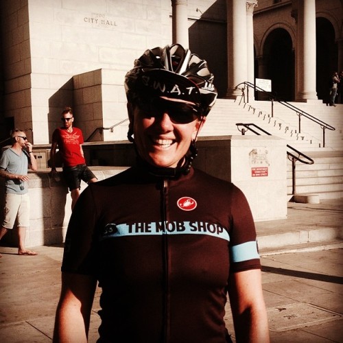 castellicycling: Katie from LA after racing at @wolfpackhustle “I Wanna Puke”