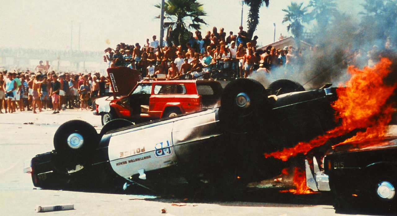 gjm1990:  Fucking Awesome - Surf Riot - Huntington Beach 1986