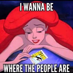 #ComicCon #TheLittleMermaid