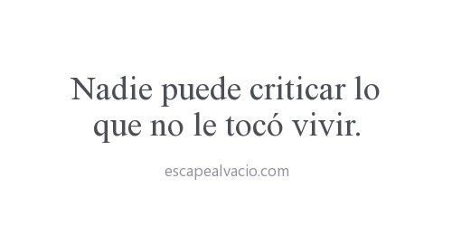 Escape al vací­o