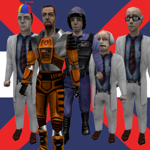urfavehatescops: The whole Science Team from Half-Life VR but the AI is Self-Aware canonically hates