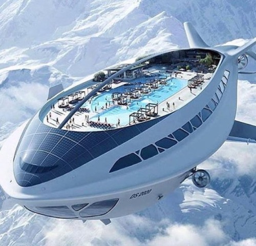 retrosci-fi:  “Futuristic excursion airship - how fun!” ~retro-futurism  @empoweredinnocence