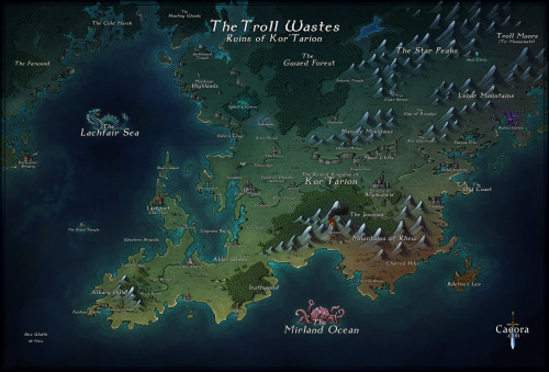 I&rsquo;ve been making little adjustments to this map all day and I think it&rsquo;s finally done!I&