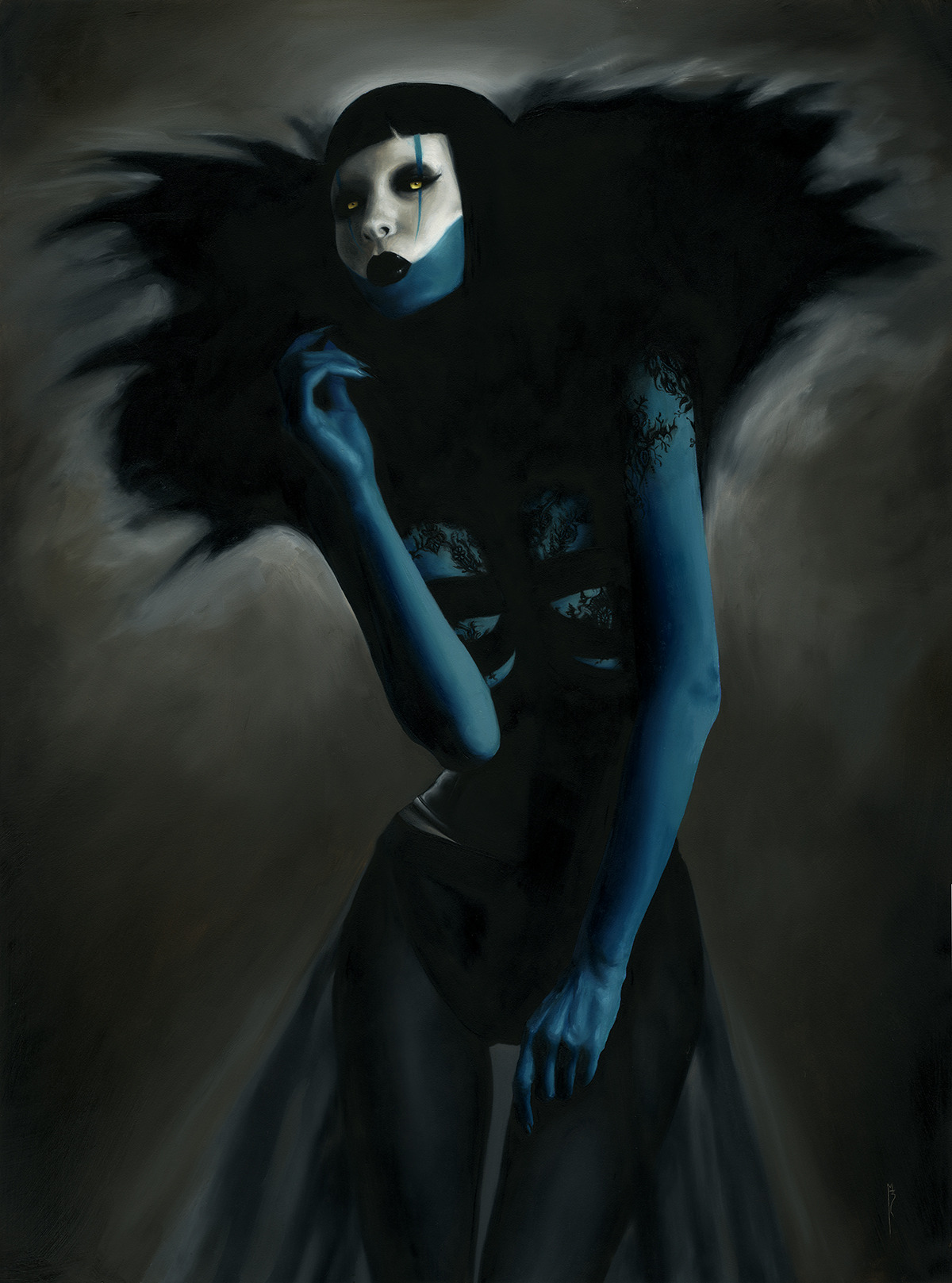 menton3:  “What have you done” 18x24 oil on Panelpart of #thekindlyones show