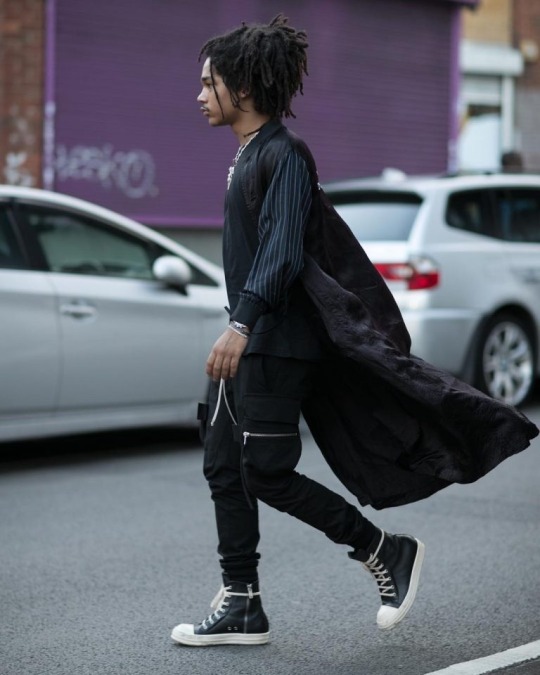 Dark Fibers — Luka Sabbat in Rick Owens