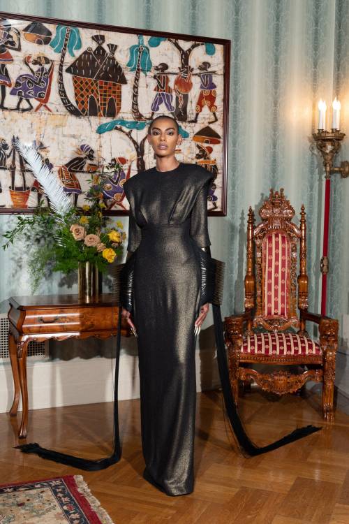 Pyer Moss by Kerby-Jean Raymond, Fall 2021 Couture Credits:Sakinah Bashir - Fashion Editor/StylistJa