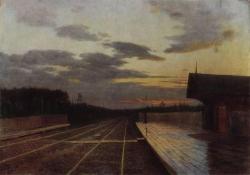 artist-levitan:The evening after the rain, Isaac Levitan