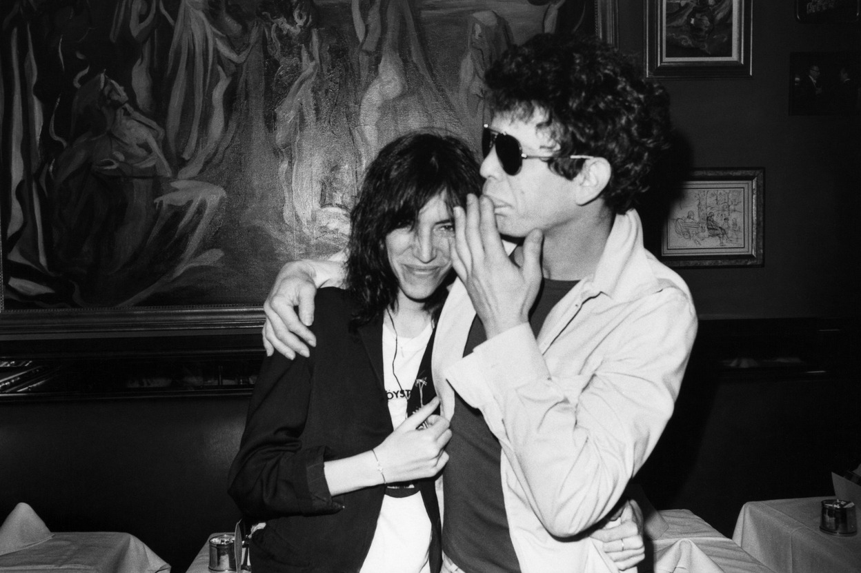 everythingloureed:  The Poetess and the Poet.  Probably Max’s Kansas City in the