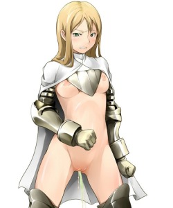 thatonehentaipeefetish:Golden armor  A little something from my old page