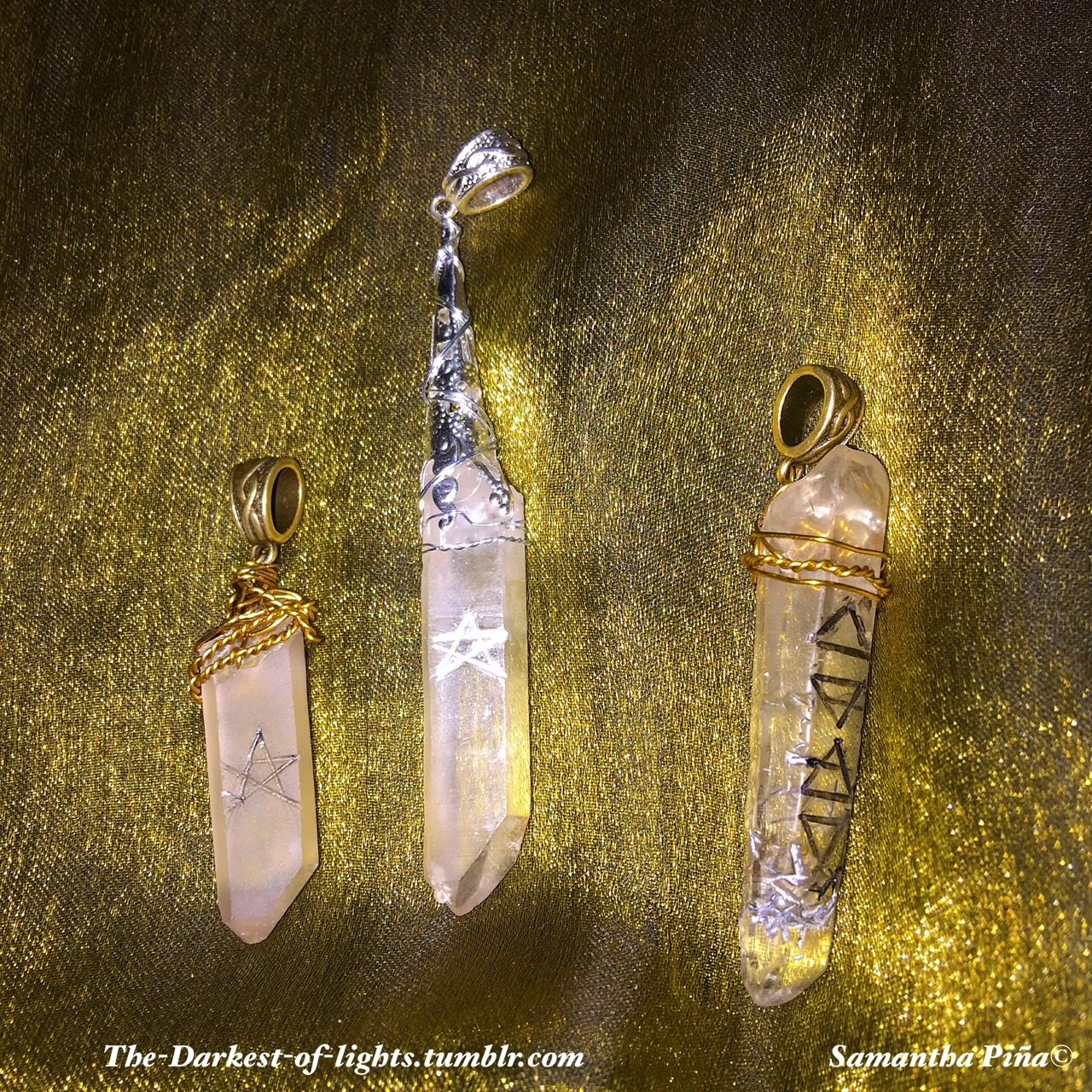 the-darkest-of-lights:  Some new items that will be listed next week!!  Willow Crystal