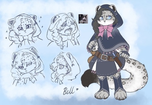 My first DnD Character! Her nickname is Bell, and she is a Tabaxi Rogue!